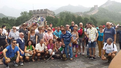 Gruppo ASDOE sulla Grande Muraglia GruppoMuraglia