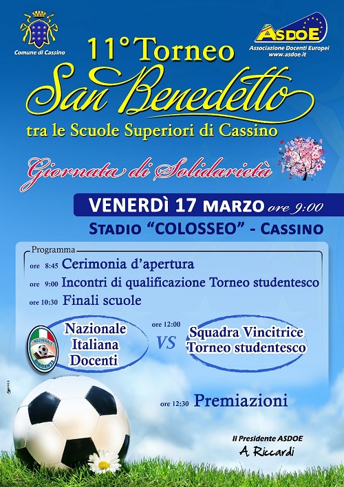 Locandina XI Torneo San Benedetto